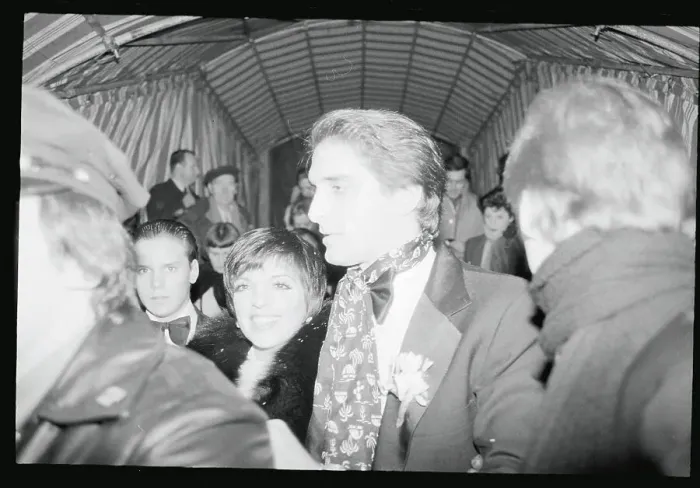 Framed Print : Liza Minnelli Arriving at Reception with Husband Framed Print : Liza Minnelli Arriving at Reception with Husband