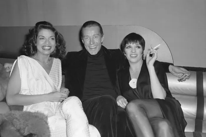 Framed Print : Liza Minnelli, Bianca Jagger, and Halston