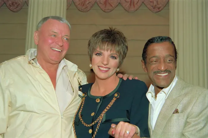 Framed Print : Liza Minnelli with Frank Sinatra and Sammy Davis Jr Framed Print : Liza Minnelli with Frank Sinatra and Sammy Davis Jr
