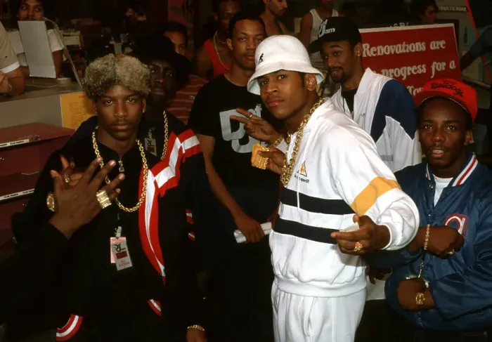 Framed Print : LL Cool J with LA Posse Framed Print : LL Cool J with LA Posse