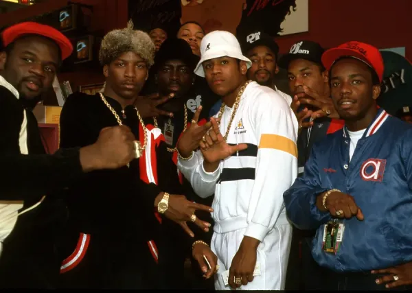 LL Cool J with LA Posse Print, 1987. Art Prints, Posters & Puzzles