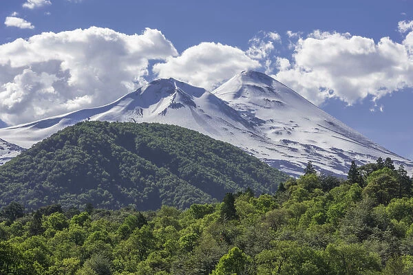 Llaima volcano, Conguillio National Park, Melipeuco, Region de la Araucania, Chile
