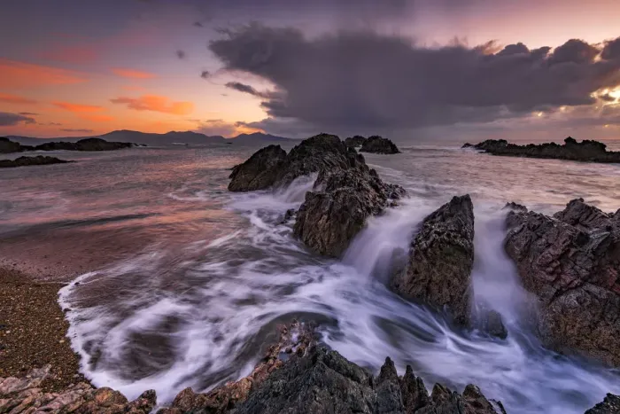 Framed Print : Llanddwyn Island rocks and sea, Anglesey, Wales, UK Framed Print : Llanddwyn Island rocks and sea, Anglesey, Wales, UK