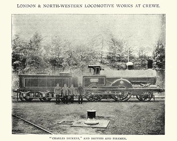 LNWR Charles Dickens 2-4-0 locomotive
