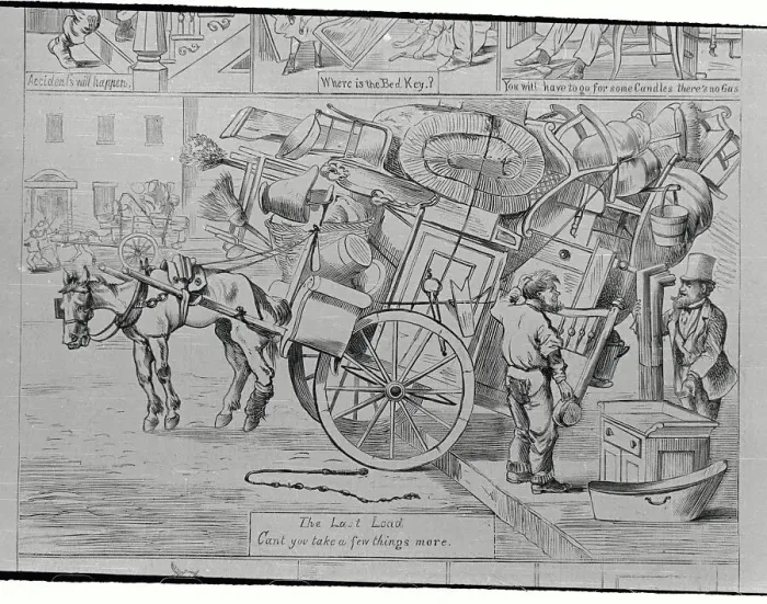 Framed Print : Last Load on Moving Day Framed Print : Last Load on Moving Day