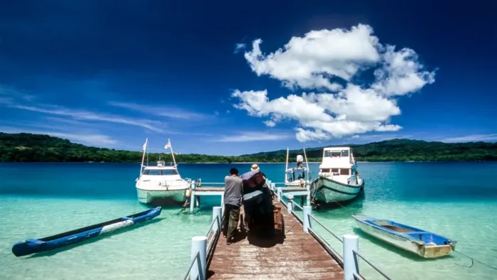 Framed Print : Loading dock, Pulau Peucang Framed Print : Loading dock, Pulau Peucang