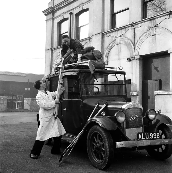 Framed Print : Loading Roof-Rack Framed Print : Loading Roof-Rack