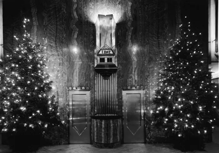 Framed Print : Lobby Of Chrysler Building With Trees Framed Print : Lobby Of Chrysler Building With Trees