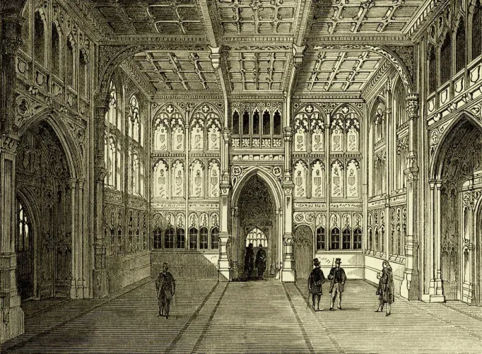 Framed Print : Lobby of the House of Commons Framed Print : Lobby of the House of Commons