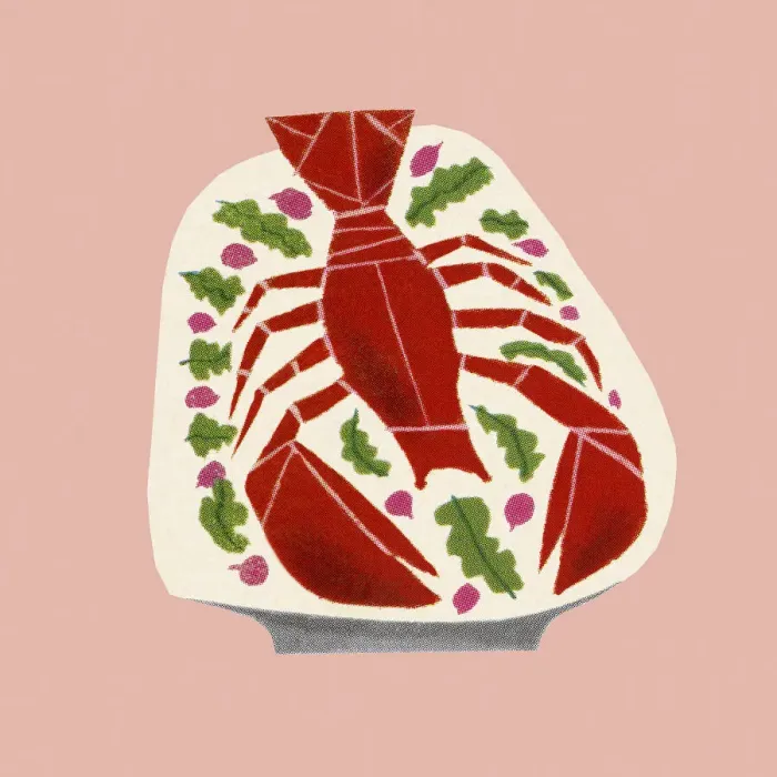 Framed Print : Lobster on a Plate Framed Print : Lobster on a Plate