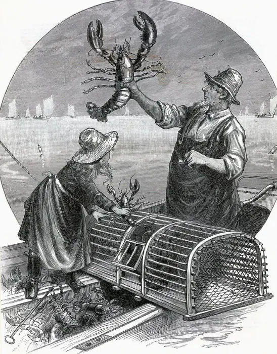 Framed Print : Lobstering On The New England Coast Framed Print : Lobstering On The New England Coast