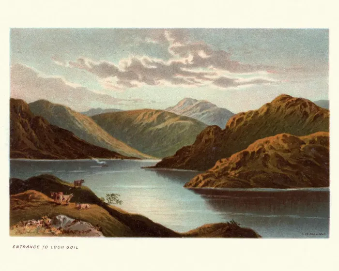Framed Print : Loch Goil, Scotland, 19th Century