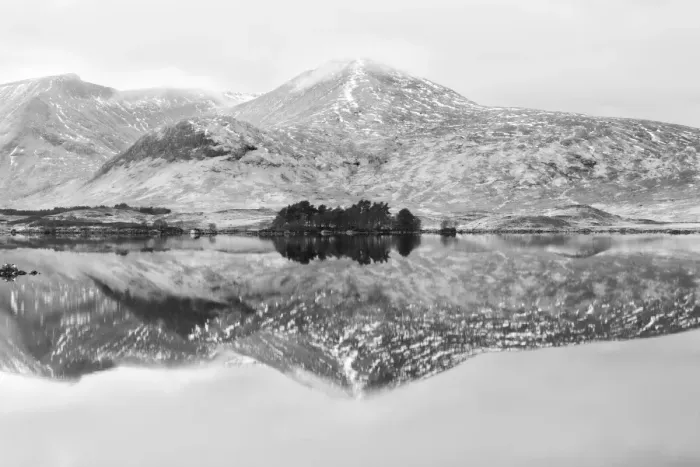 Framed Print : Loch na h-Achlaise #3 in BW Framed Print : Loch na h-Achlaise #3 in BW