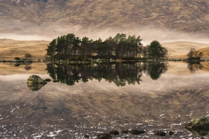 Framed Print : Loch na h-Achlaise #5 in Color Framed Print : Loch na h-Achlaise #5 in Color