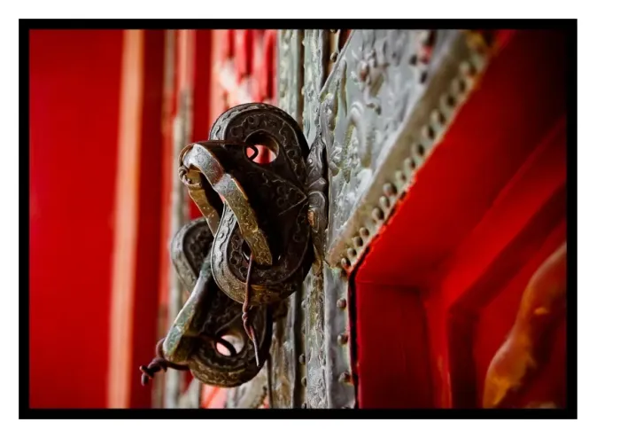 Framed Print : Beyond Locked Door Framed Print : Beyond Locked Door