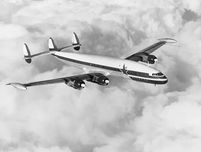 Framed Print : Lockheed Test Plane with Wing Tip Fuel Tanks