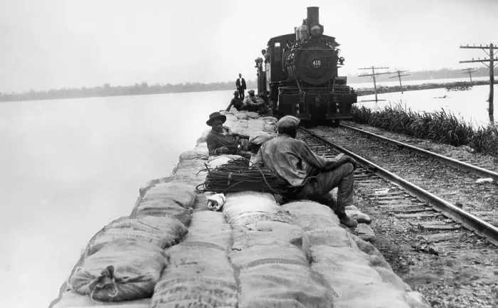 Framed Print : Locomotive on a Levee Framed Print : Locomotive on a Levee