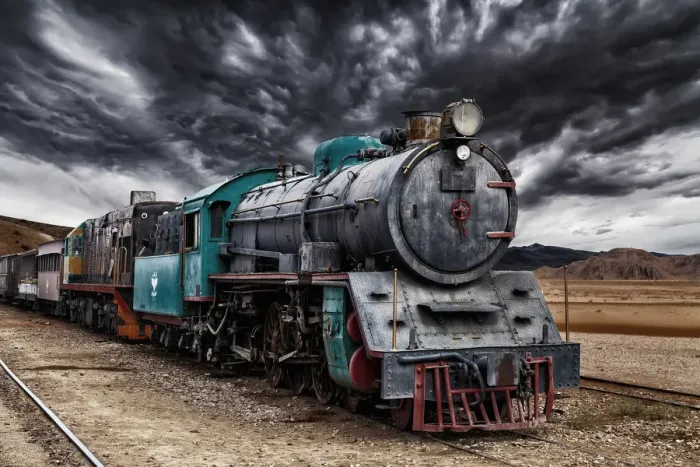 Framed Print : Locomotive train in Wadi Rum desert, Jordan Framed Print : Locomotive train in Wadi Rum desert, Jordan