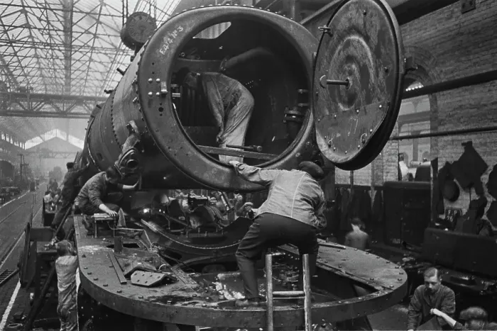 Framed Print : Locomotive Works Framed Print : Locomotive Works
