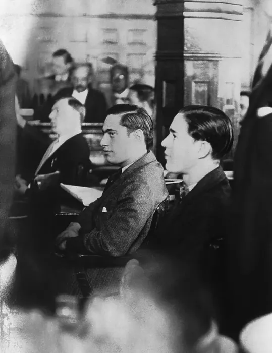 Framed Print : Loeb and Leopold in Court Framed Print : Loeb and Leopold in Court