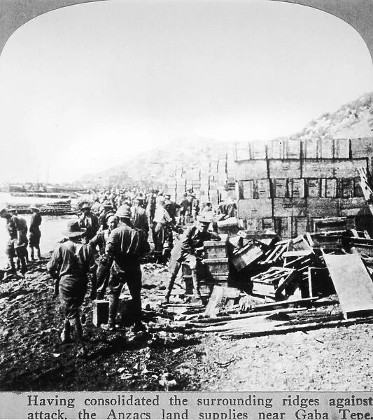 Logistics At Gallipoli