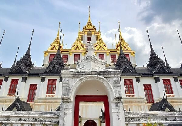 Loha Prasat temple Bangkok Thailand