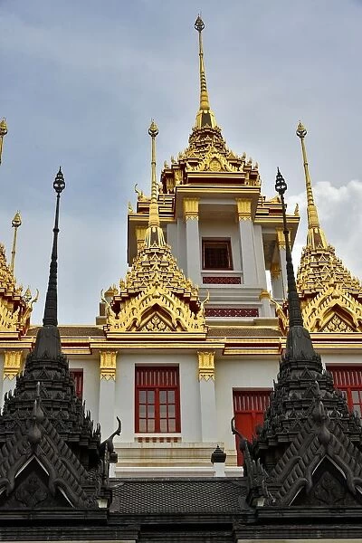 Loha Prasat temple at Bangkok Thailand