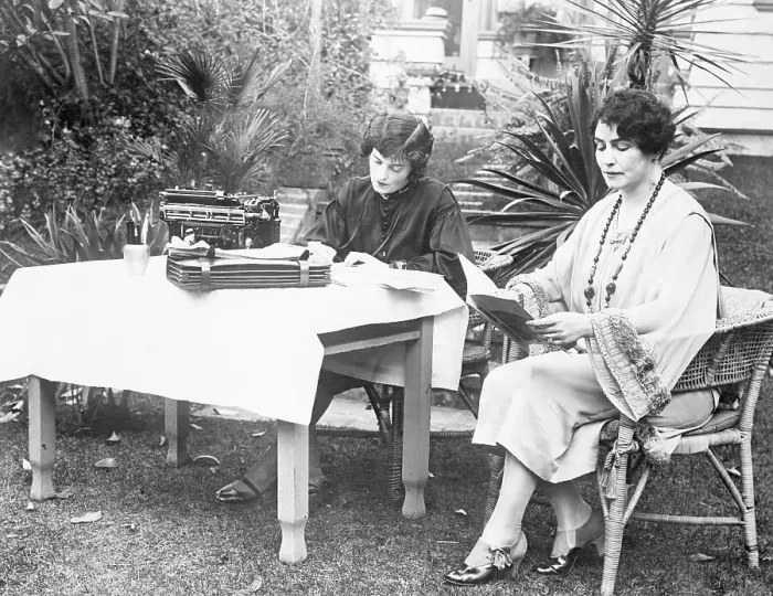 Framed Print : Lois Weber Dictating To Her Secretary Framed Print : Lois Weber Dictating To Her Secretary