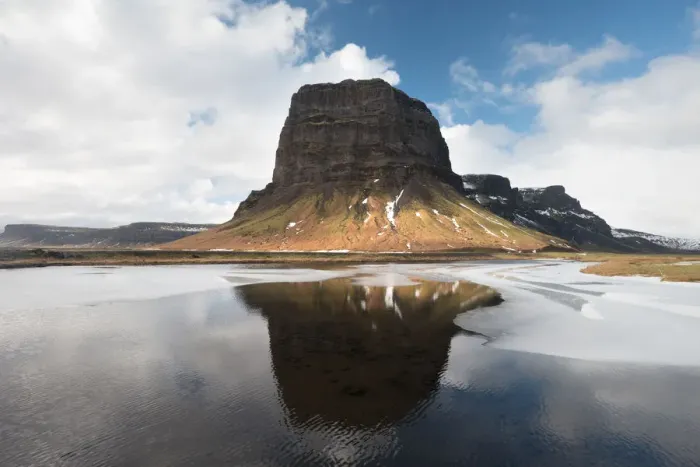 Framed Print : lomagnupur iceland reflection Framed Print : lomagnupur iceland reflection