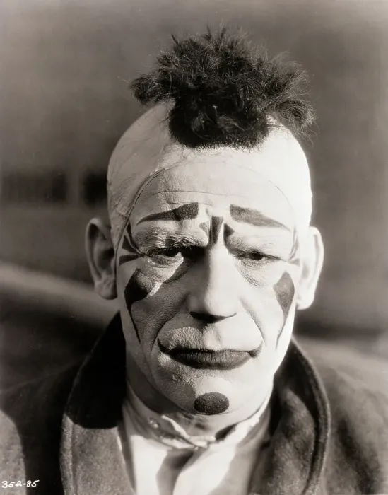 Framed Print : Lon Chaney in Makeup for Laugh, Clown, Laugh Framed Print : Lon Chaney in Makeup for Laugh, Clown, Laugh
