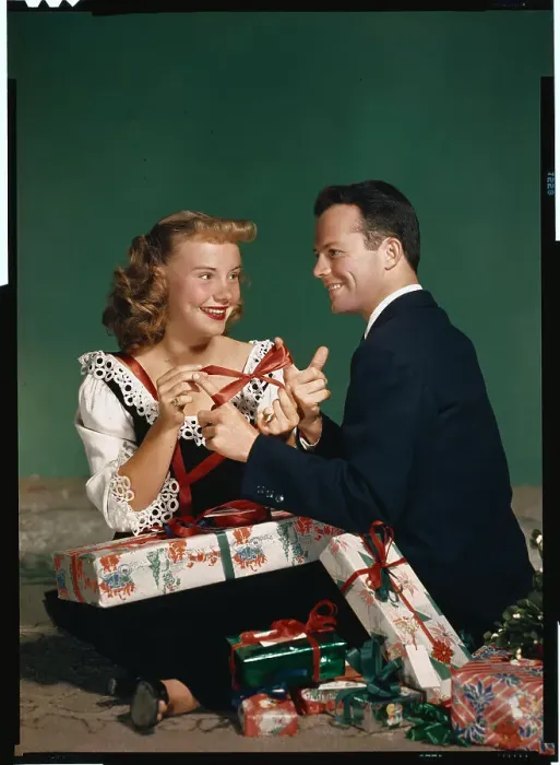 Framed Print : Lon McAllister and Peggy Ann Garner