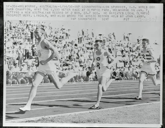 Framed Print : Lon Spurrier Running in a Race Framed Print : Lon Spurrier Running in a Race
