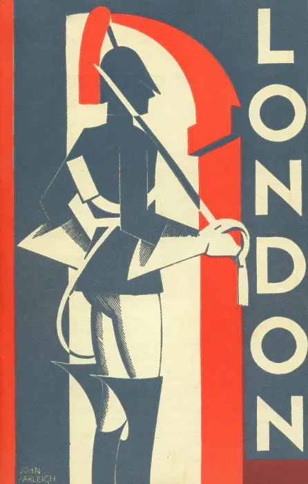 Framed Print : London. UNITED KINGDOM - 1936: A tourism brochure for London by John Farleigh Framed Print : London. UNITED KINGDOM - 1936: A tourism brochure for London by John Farleigh