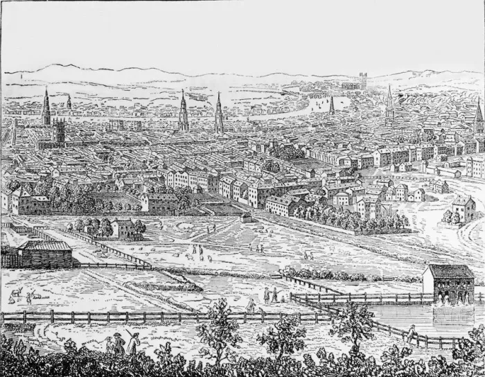 Framed Print : London From Clerkenwell Framed Print : London From Clerkenwell