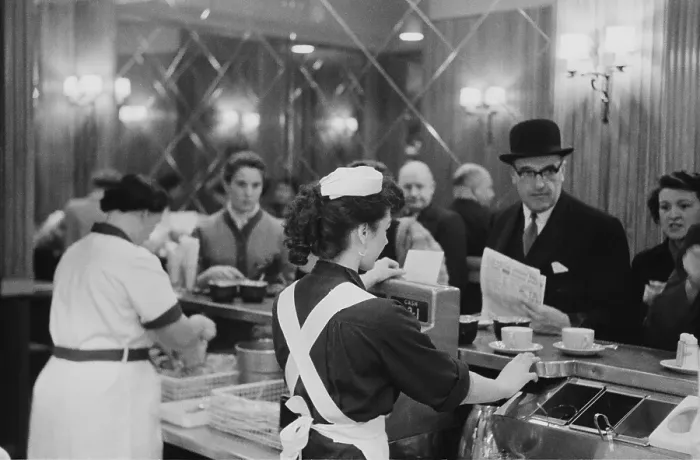 Framed Print : London Coffee Bar Framed Print : London Coffee Bar