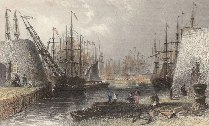 Framed Print : London Docks Framed Print : London Docks