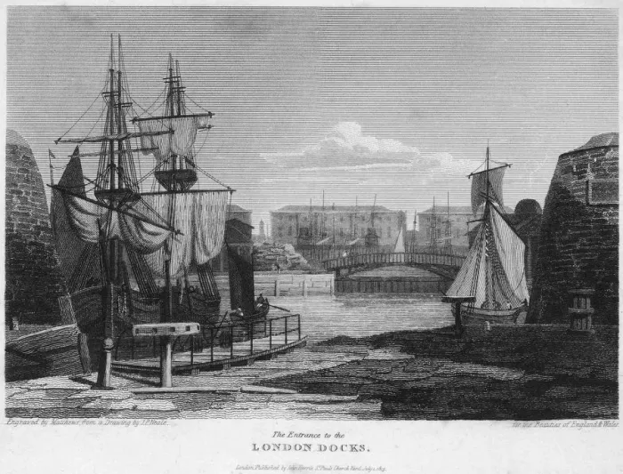 Framed Print : London Docks Framed Print : London Docks