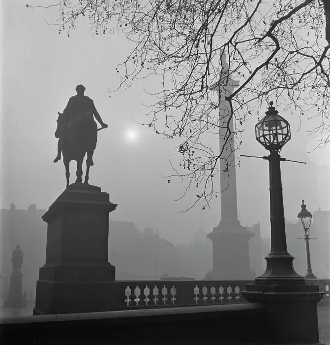 Framed Print : London Fog Framed Print : London Fog