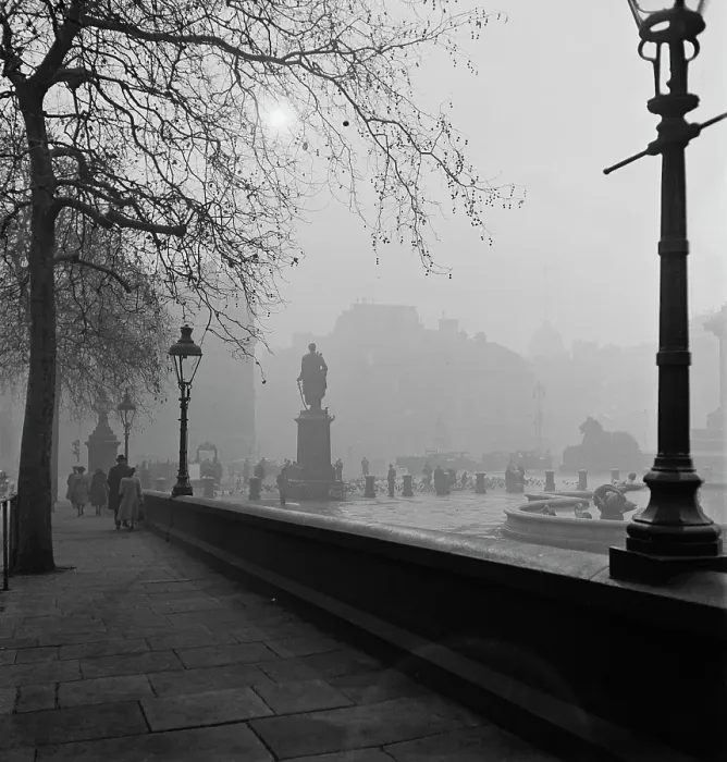 Framed Print : London Fog Framed Print : London Fog