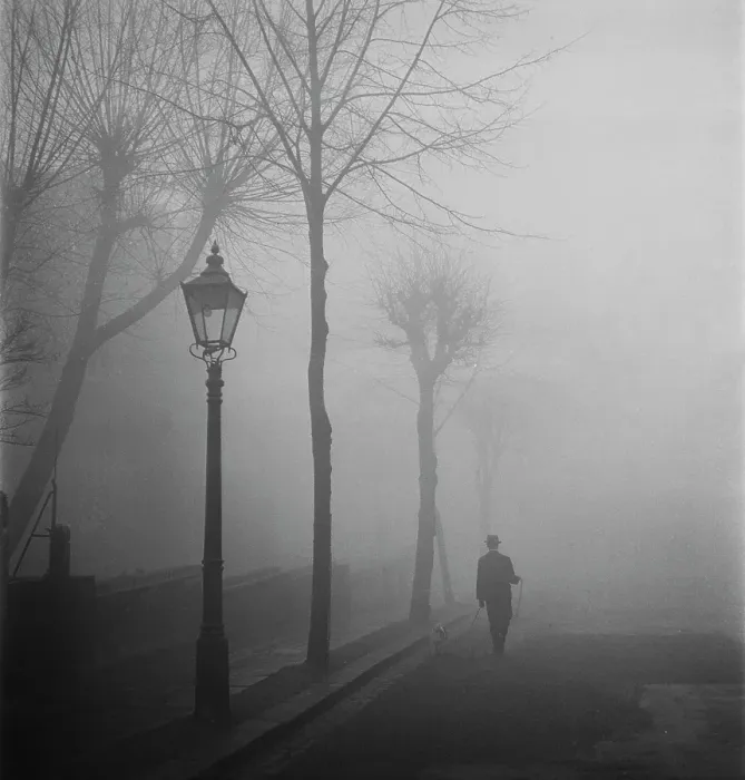 Framed Print : London Fog Framed Print : London Fog