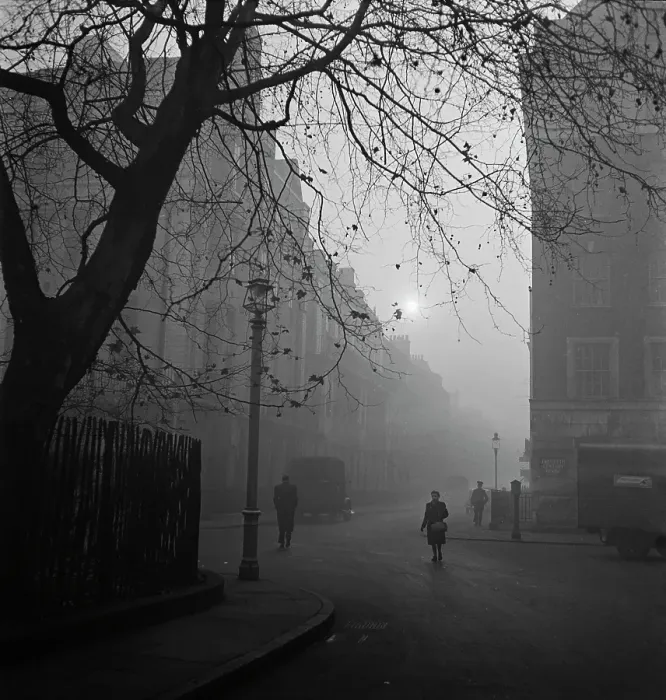 Framed Print : London Fog Framed Print : London Fog