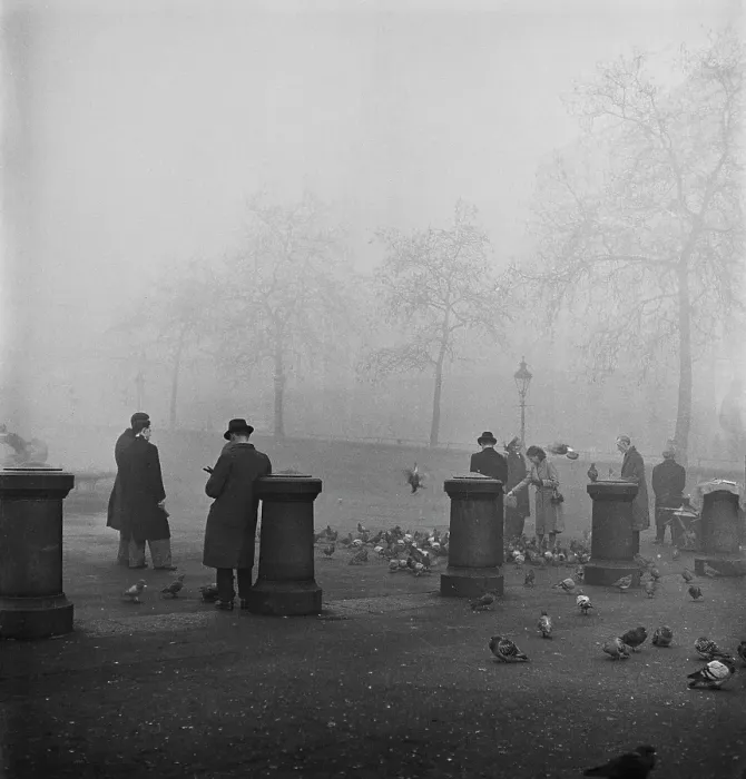 Framed Print : London Fog