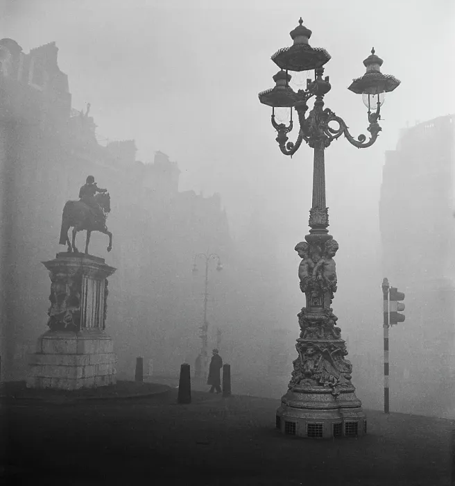 Framed Print : London Fog Framed Print : London Fog