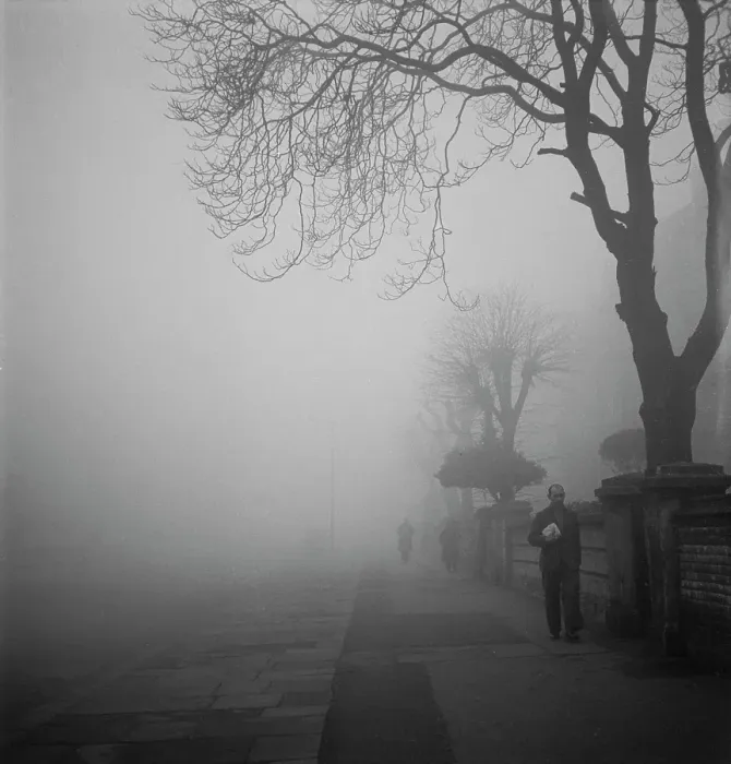 Framed Print : London Fog