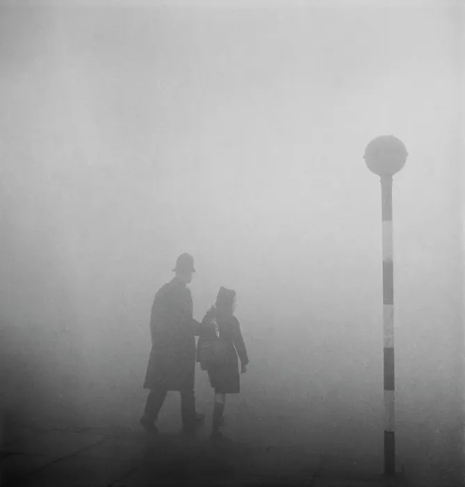 Framed Print : London Fog Framed Print : London Fog