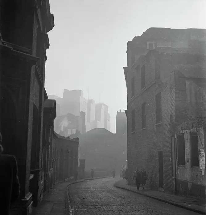 Framed Print : London Fog Framed Print : London Fog