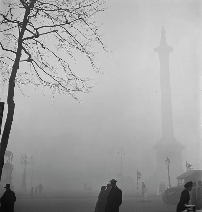 Framed Print : London Fog Framed Print : London Fog