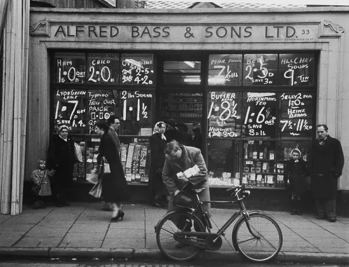 Framed Print : London Grocer Framed Print : London Grocer