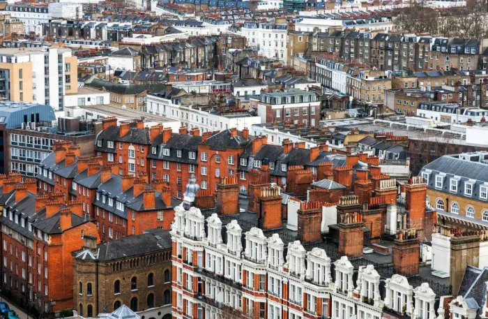 Framed Print : London - Layers