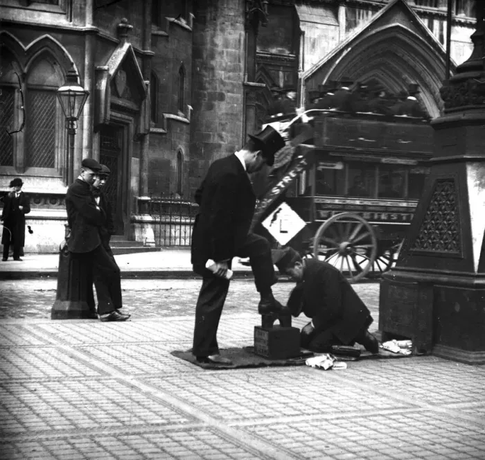 Framed Print : London Shoeshine Framed Print : London Shoeshine